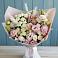 Букет цветов из: Альстромерии и Розы в Акуше