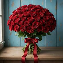 Букет Красные розы Блэк Меджик #REPLACE_PRED# Акуше