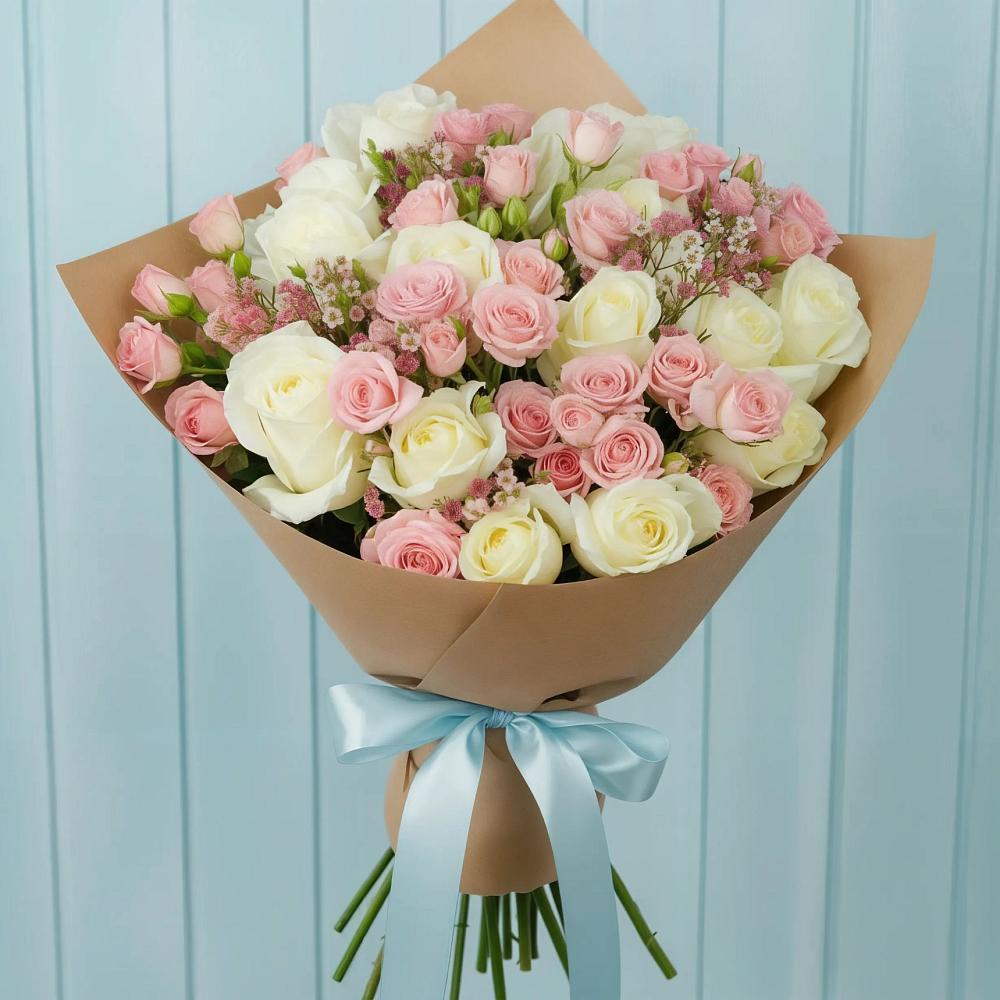 Букет цветов из: Розы в Акуше