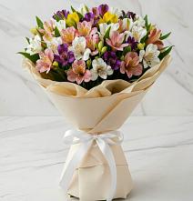 Букет цветов из:  Альстромерии #REPLACE_PRED# Акуше