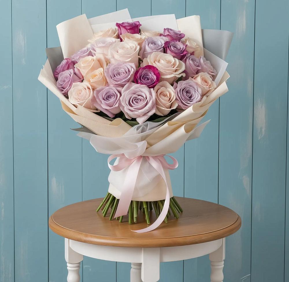 Букет цветов из: Розы в Акуше