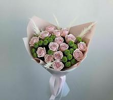 Букет цветов из:  Розы и Хризантемы в Акуше