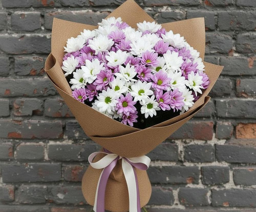 Букет цветов из: Хризантемы в Акуше