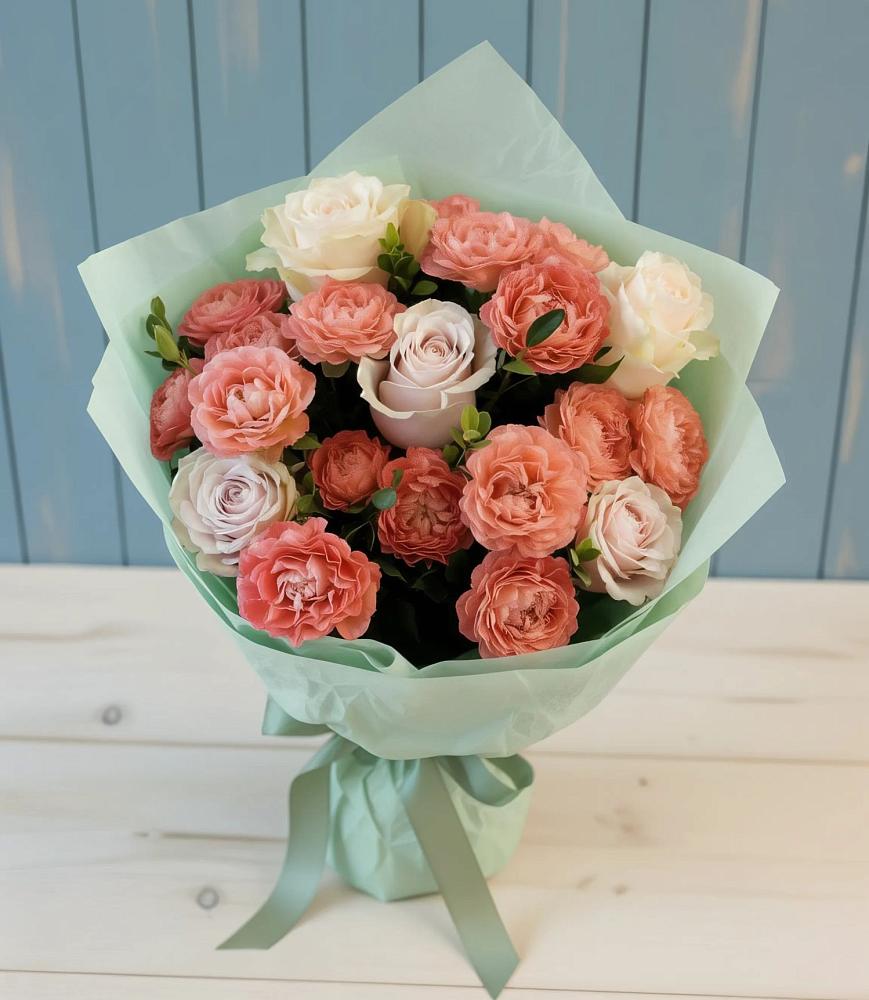 Букет цветов из: Розы в Акуше