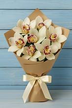 Букет цветов из:  Орхидеи и Розы в Акуше